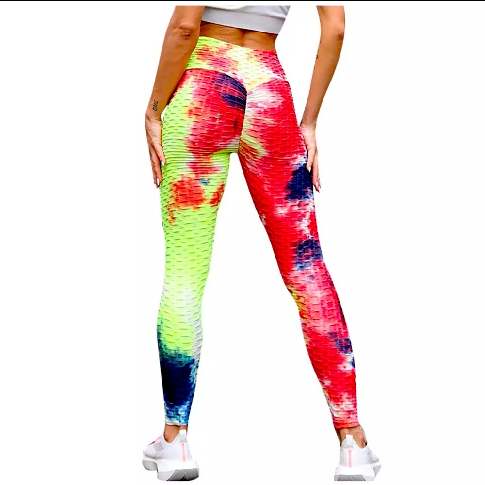 Tie die Butt enhancing leggings